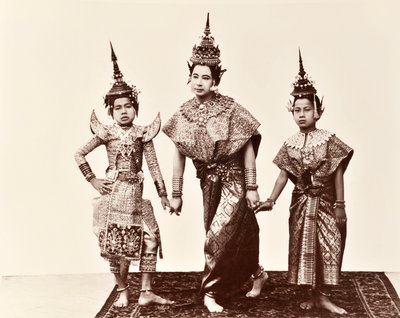 Classical Thai Dancers, c.1900 by Robert Lenz